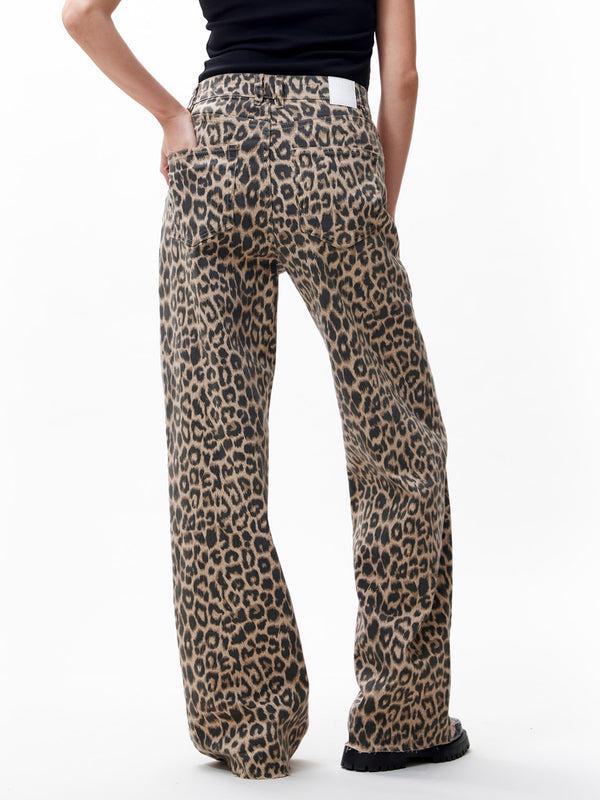Catwalk Junkie Loose Fit Leopard Jeans