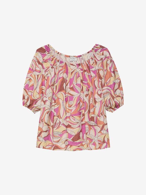 Catwalk Junkie Off Shoulder Top Met Dessin