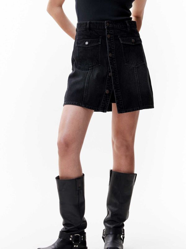 Catwalk Junkie Rok Met Doorknoop Sluiting