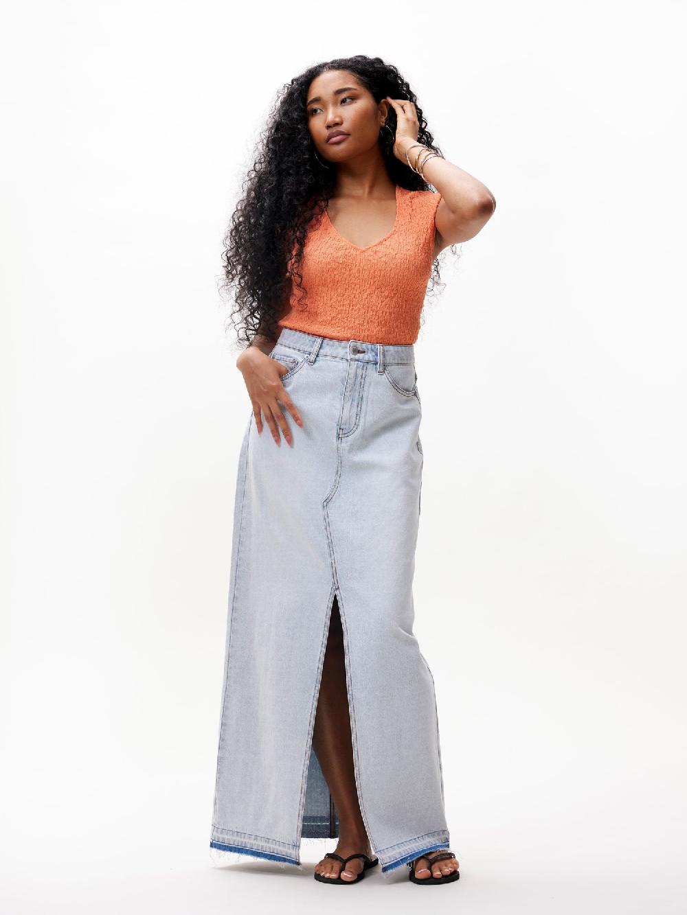 Catwalk Junkie Top Met Smock Structuur