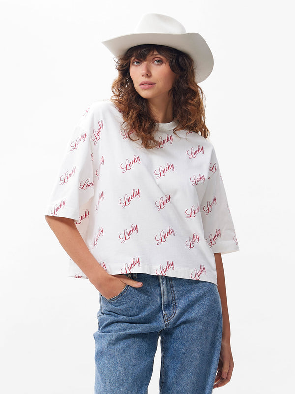 Catwalk Junkie Tshirt Met All Over Dessin