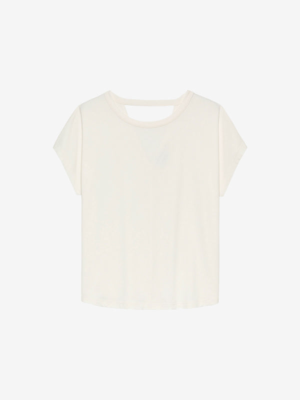 Catwalk Junkie Tshirt Met Opengewerkt Rug Detail