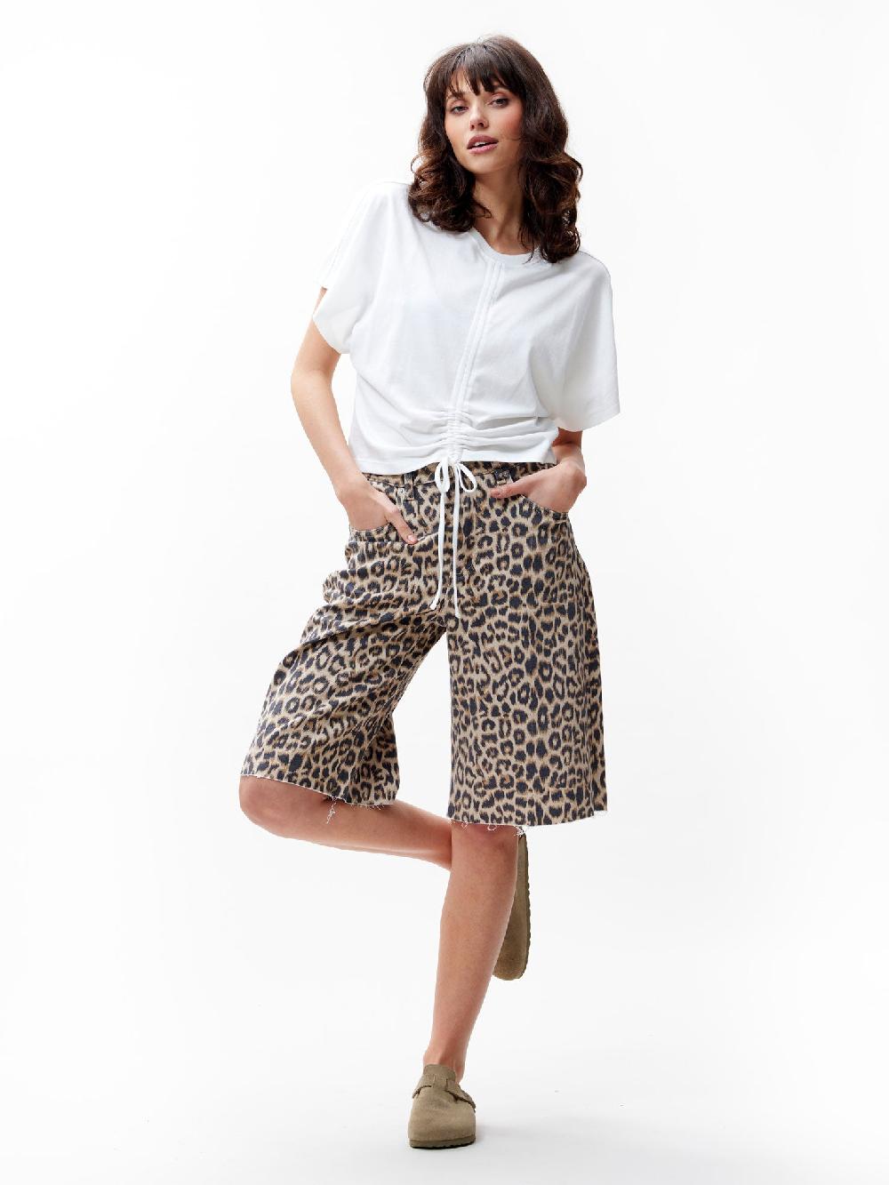 catwalk junkie Tshirt met veterdetail