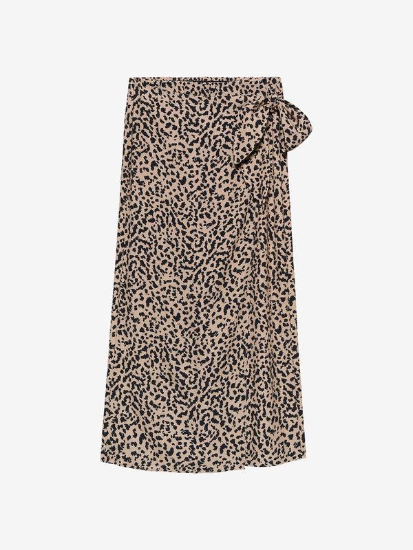 Catwalk Junkie Wrap Skirt Met Leopard Dessin