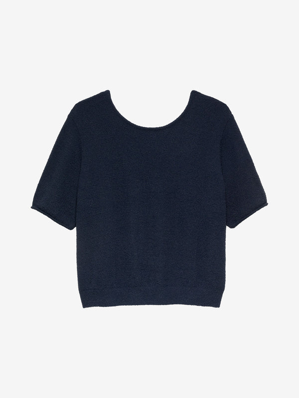 Catwalk Junkie Gebreide Trui Met Korte Mouwen En V-hals