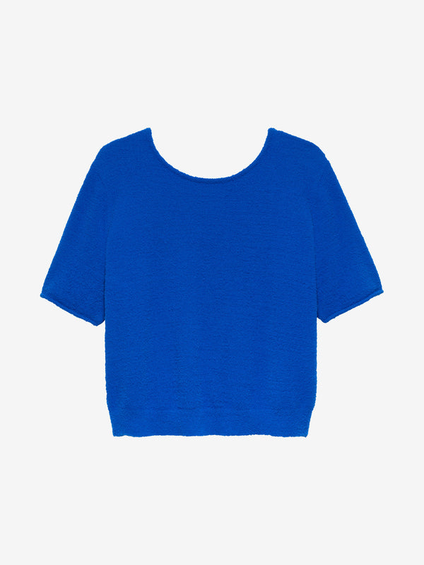 Catwalk Junkie Gebreide Trui Met Korte Mouwen En V-hals