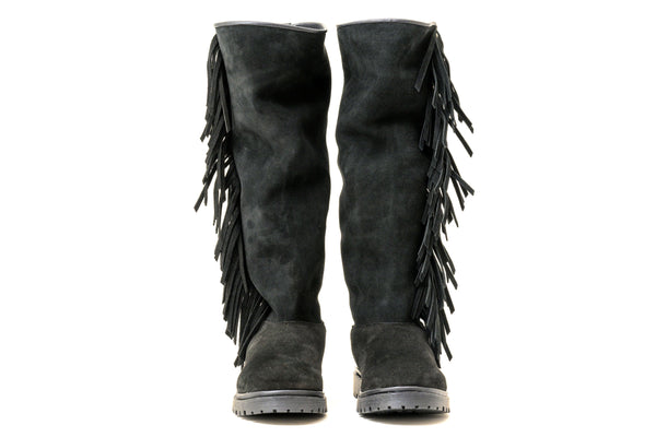 Cha Fringe Tall Black - Merino Footpart