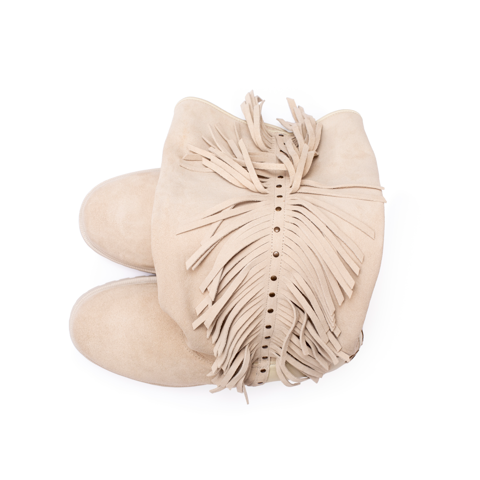 Cha Fringe Tall Cream - Merino Footpart