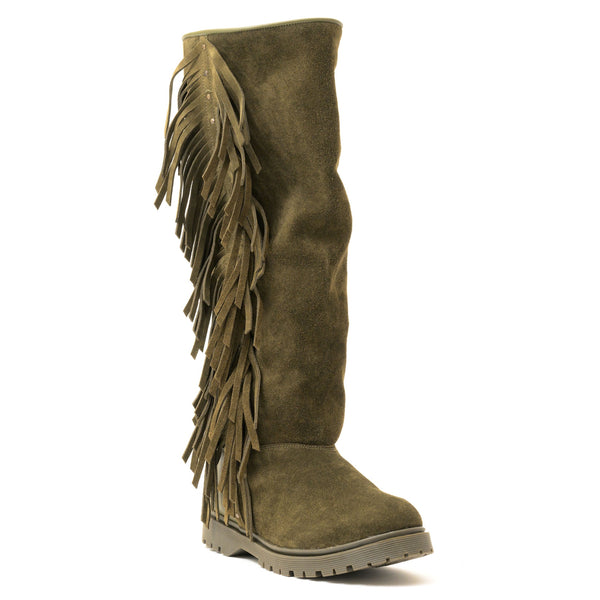 Cha Fringe Tall Military - Merino Footpart