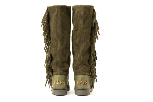 Cha Fringe Tall Military - Merino Footpart