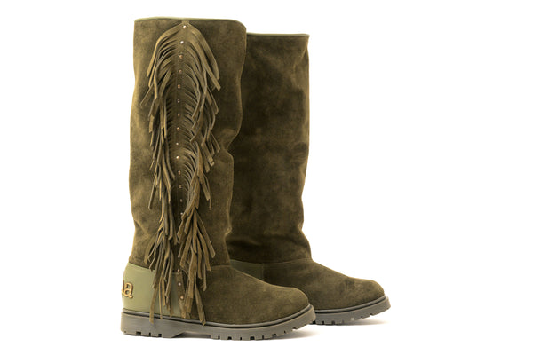 Cha Fringe Tall Military - Merino Footpart