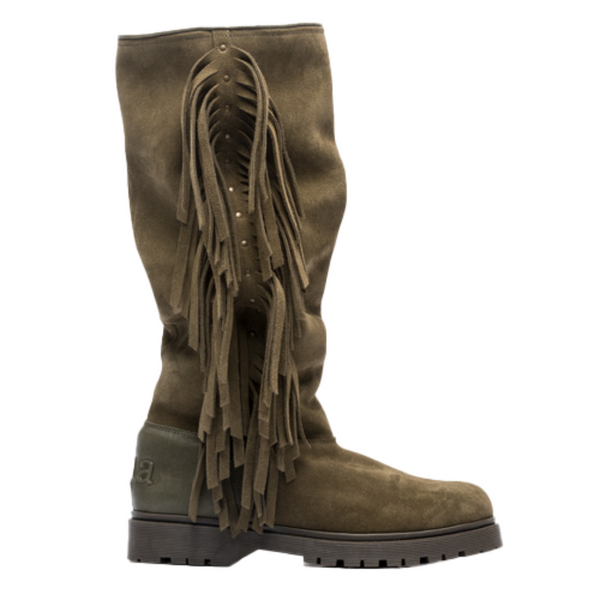 cha Fringe Tall Military - merino footpart