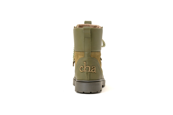 Cha Matcha Boots Military