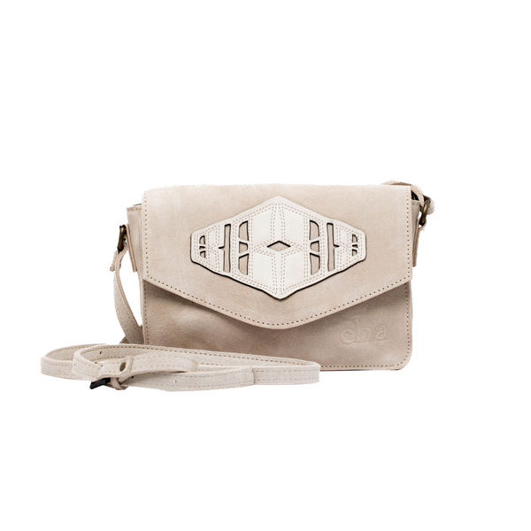 cha Patchwork Mini Bag Cream