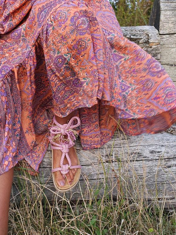 cha Strap Sandal Rose