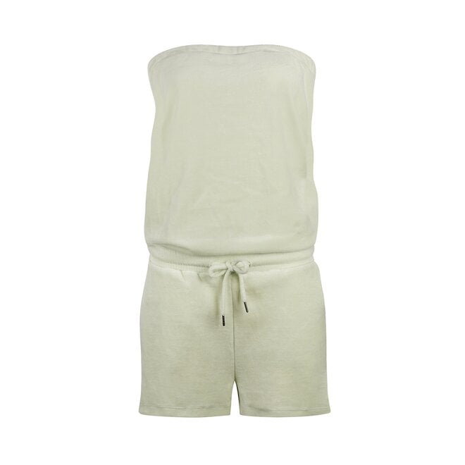 charlie choe Charlie Choe Dames Jumpsuit Lichtgroen Velours