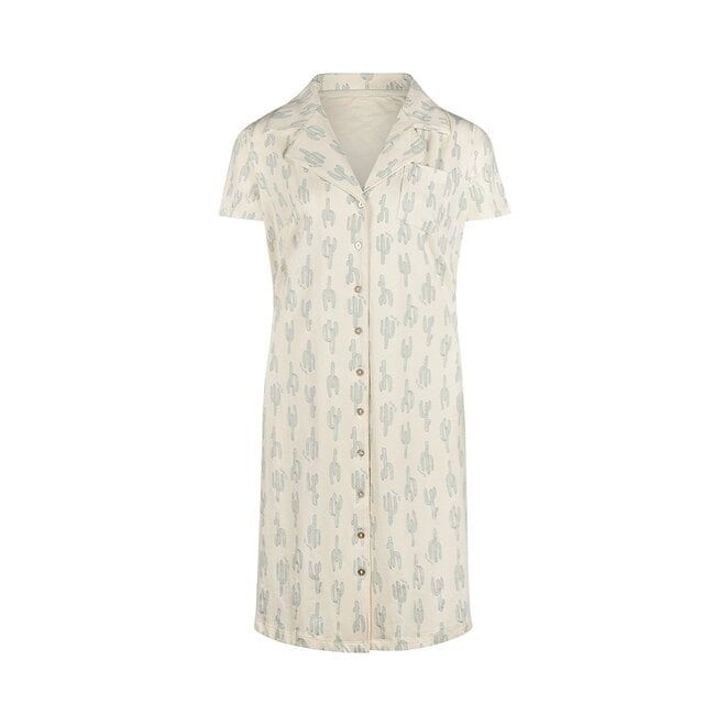 charlie choe Charlie Choe Dames Nachthemd Lichtgroen Cactus