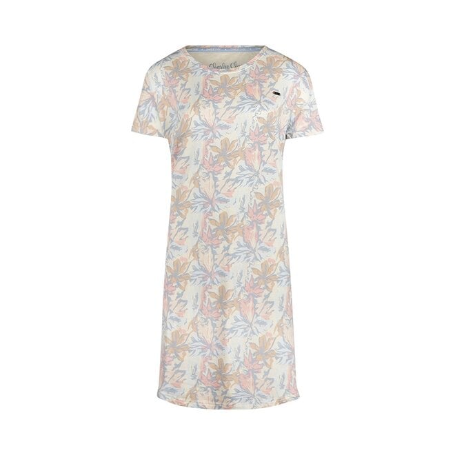 charlie choe Charlie Choe Dames Nachthemd Off White Bloemen