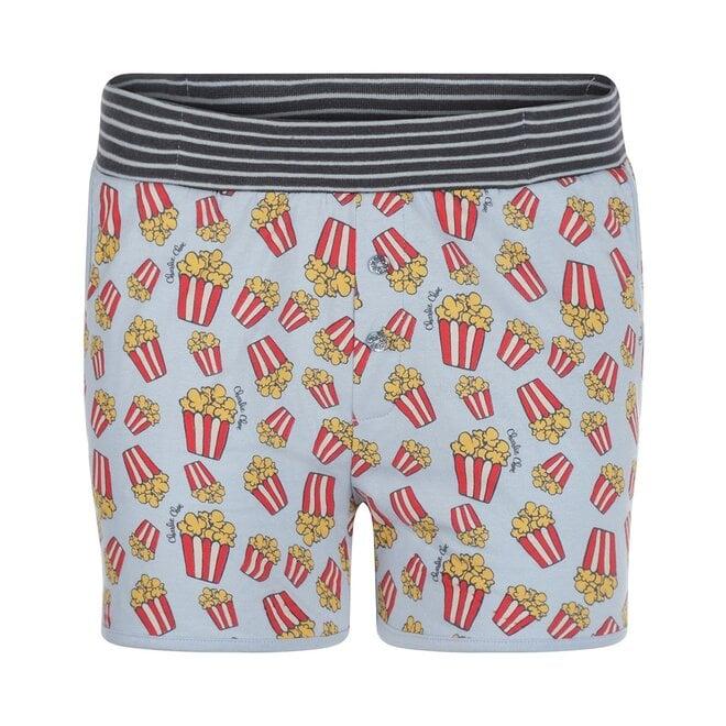 charlie choe Charlie Choe Dames Pyjama Short Lichtblauw Popcorn