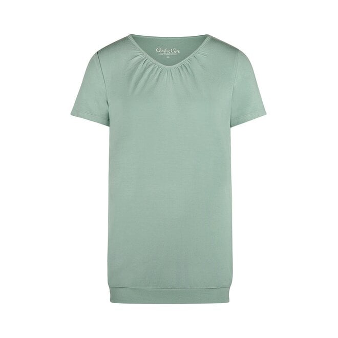 charlie choe Charlie Choe Dames Pyjama T-shirt Groen