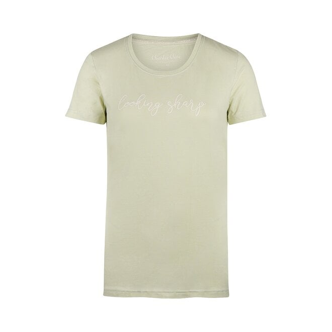 charlie choe Charlie Choe Dames Pyjama T-shirt Lichtgroen