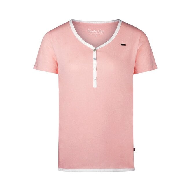 charlie choe Charlie Choe Dames Pyjama T-shirt Roze