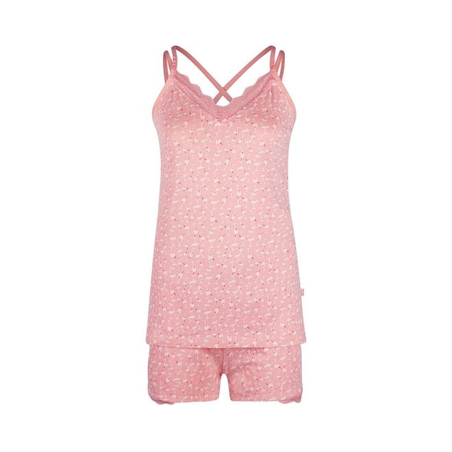 charlie choe Charlie Choe Dames Shortama Roze Cocktail