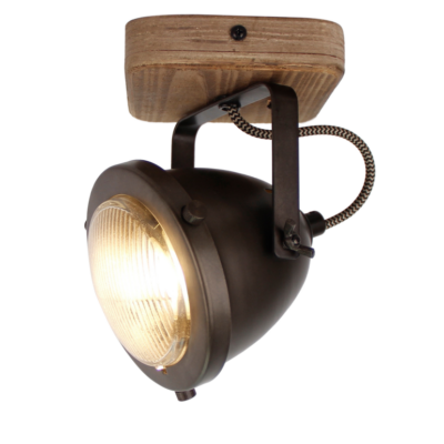 chericoni Bella Plafondspot – 1 lichts – Ø13 cm – Black steel