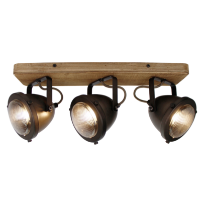 chericoni Bella Plafondspot – 3 lichts – Ø13cm – Black steel