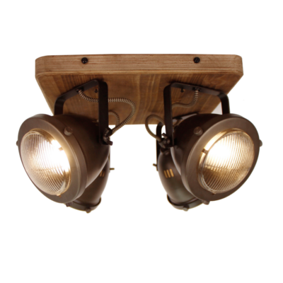 chericoni Bella Plafondspot – 4 lichts – Ø13cm – Black steel