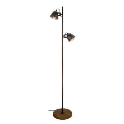 chericoni Bella vloerlamp – 2 lichts – Ø11cm – Black steel