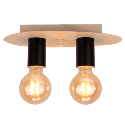 chericoni Colorato Plafondlamp – 2 Lichts – Zwart