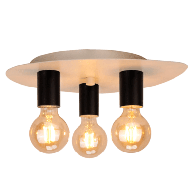 chericoni Colorato Plafondlamp – 3 Lichts – Zwart