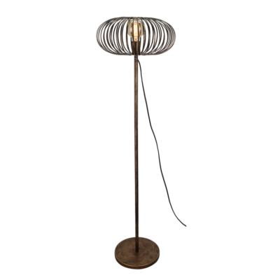 chericoni Curvato Vloerlamp – 1 lichts – Ø40 cm – Brons