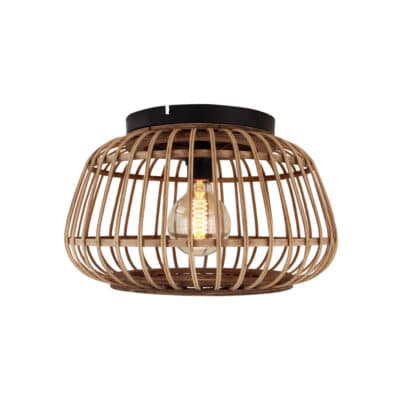 chericoni Nature Trapeze Plafondlamp – Ø40cm – Bamboe