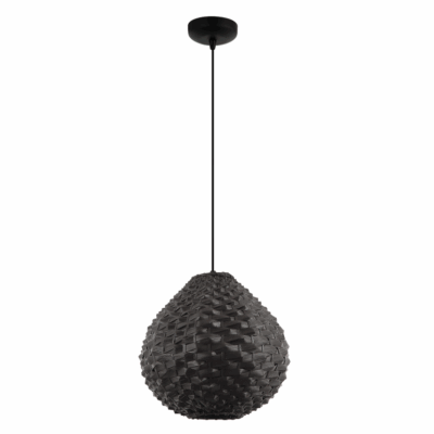 chericoni Nature Treccia Hanglamp – Ø 32 cm – Zwart