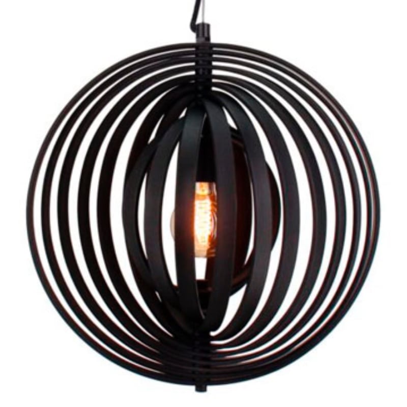chericoni Ring Hanglamp – Ø50cm – Zwart