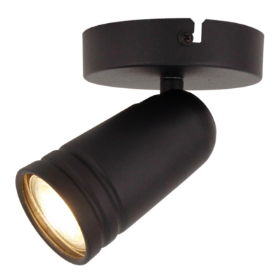 chericoni Spero Plafondpot – 1 lichts – Ø6 cm – Zwart