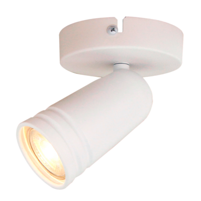 chericoni Spero Plafondspot – 1 lichts – Ø6 cm – Wit