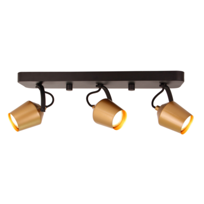 chericoni Tavola Plafondspot – 3 lichts – GU10 – Goud