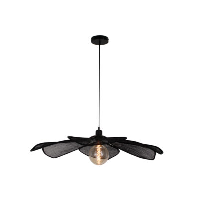 chericoni Corvo Hanglamp – 1 Lichts – Ø 80 cm – Zwart linnen