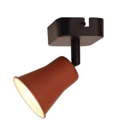 chericoni Lisa Plafondspot – 1 lichts – H 12cm – E27 – Rood