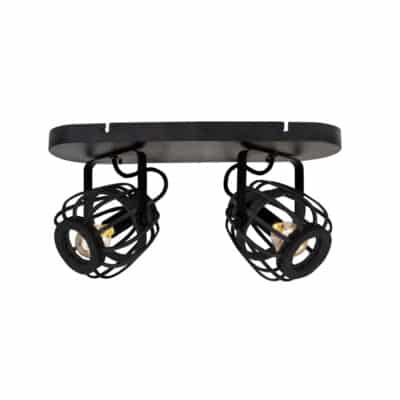 chericoni Nature Trapeze Plafondspot – 2 lichts – Ø11 cm