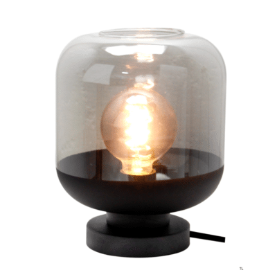 chericoni Specchio Opaco Tafellamp – Ø21 cm – Zwart – Glas