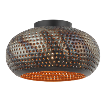 chericoni Spezia Plafondlamp – 1 lichts – Ø 30 cm – Zwart