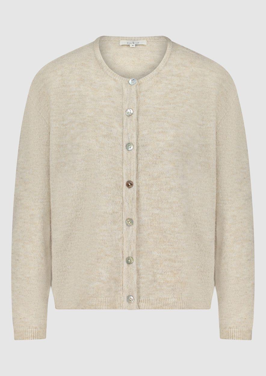 circle of trust Bodi Cardigan Antique White Melange