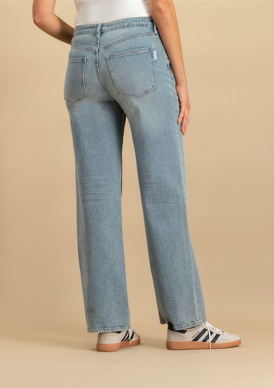 Circle Of Trust Cathy Calm Blue Spring - Straight Leg Mid-Waist