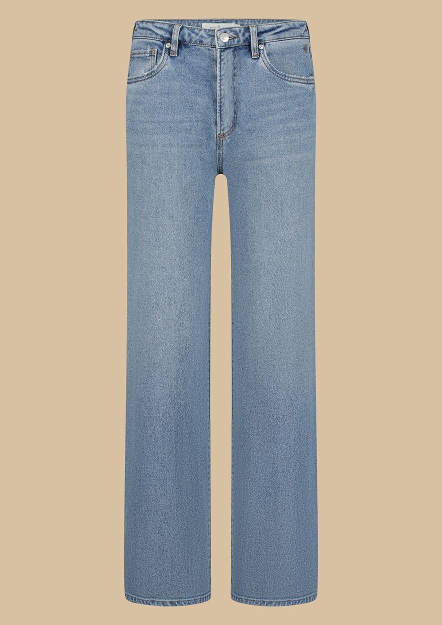 circle of trust Cathy Serene Sea - Straight Leg Mid-Waist