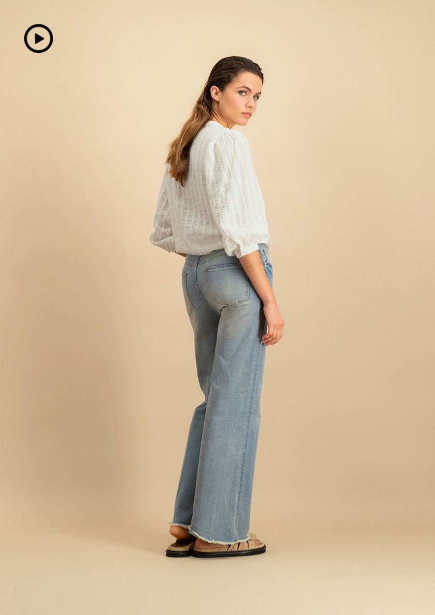 Circle Of Trust Alexie Blouse Bone White