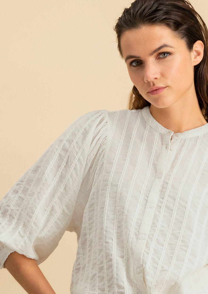 Circle Of Trust Alexie Blouse Bone White
